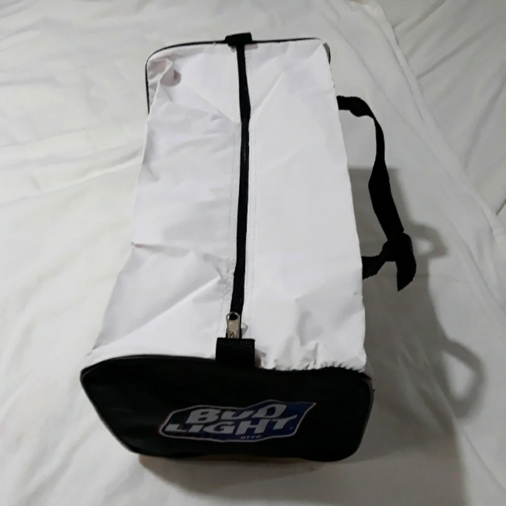 Vintage Baltimore Orioles Early 90's White Zipper Duffle Bag New Made with Vinyl